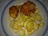 Eu Fiz Cubinhos de Peixe Frito com Batata Frita e Molho de Tomate-17032011109.jpg