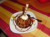 Eu Fiz Bavarois de Arroz Doce & Ma�� Assada com Gelado de Baunilha e Caramelo-p3210155.jpg