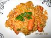 Eu Fiz Arroz de Tomate e Alho Franc�s e Salsichas-img_2404.jpg