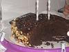 Eu Fiz Bolo de Anivers�rio (Bolo Tenta�ao de Chocolate com Ganache e Am�ndoa)-dscn0565.jpg
