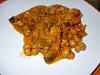 Eu Fiz Frango Estufado com Cogumelos e Molho de Cerveja, Courgete e Laranja-p1050487.jpg