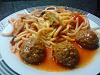 Eu Fiz Alm�ndegas com Molho de Tomate e Cogumelos-almondegas-massa2.jpg