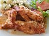 Eu Fiz Tiras de Frango Gratinadas com Tomate e Mozarela-dsc07894.jpg