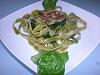Eu Fiz Tagliatelle Salteado com Espinafres e Cogumelos - Verde-imgp3109.jpg