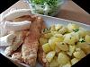 Eu Fiz Filetes de Peixe Merluza com Banana e Batatas Salteadas-picsart_1430052031059.jpg