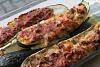 Eu Fiz Courgette Redonda Recheada com Cogumelos e Queijo Mozarela-gratinado1.jpg