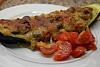 Eu Fiz Courgette Redonda Recheada com Cogumelos e Queijo Mozarela-gratinado2.jpg