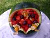 Eu Fiz Salada de Frutas em Cesta de Melancia - Saud�vel-imgp3319.jpg