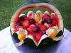 Eu Fiz Salada de Frutas em Cesta de Melancia - Saud�vel-imgp3321.jpg