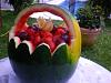 Eu Fiz Salada de Frutas em Cesta de Melancia - Saud�vel-imgp3327.jpg