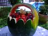 Eu Fiz Salada de Frutas em Cesta de Melancia - Saud�vel-imgp3325.jpg